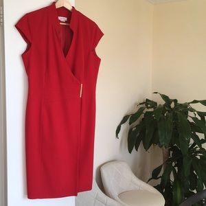 Red Calvin Klein Dress - 10